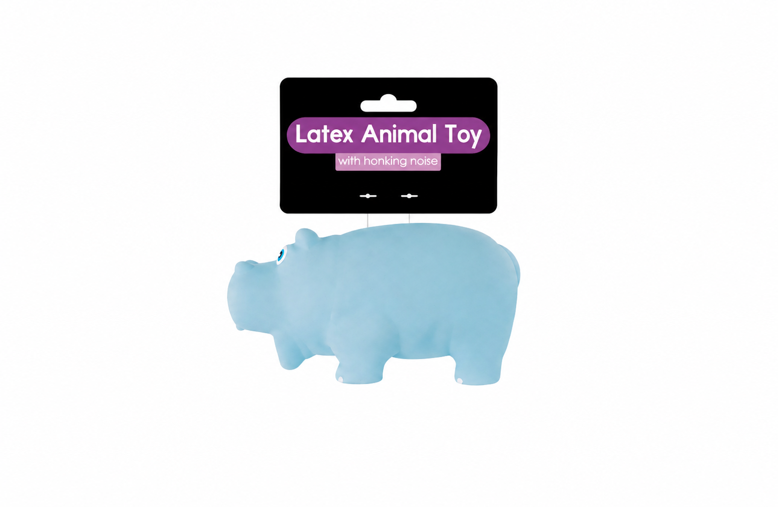Smart Choice Latex Honking Pig & Hippo Dog Toy