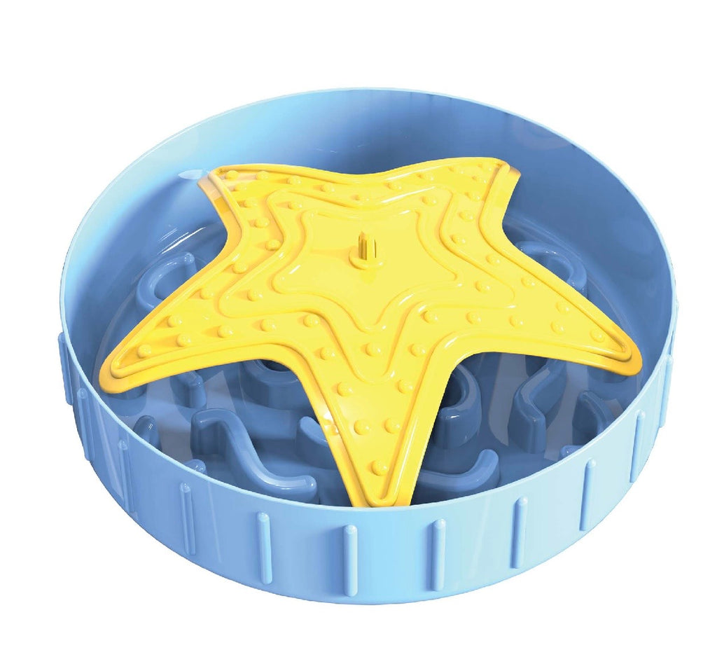 Happy Pet Slow Feeder Rotating Dog Enrichment 2 in 1 Bowl