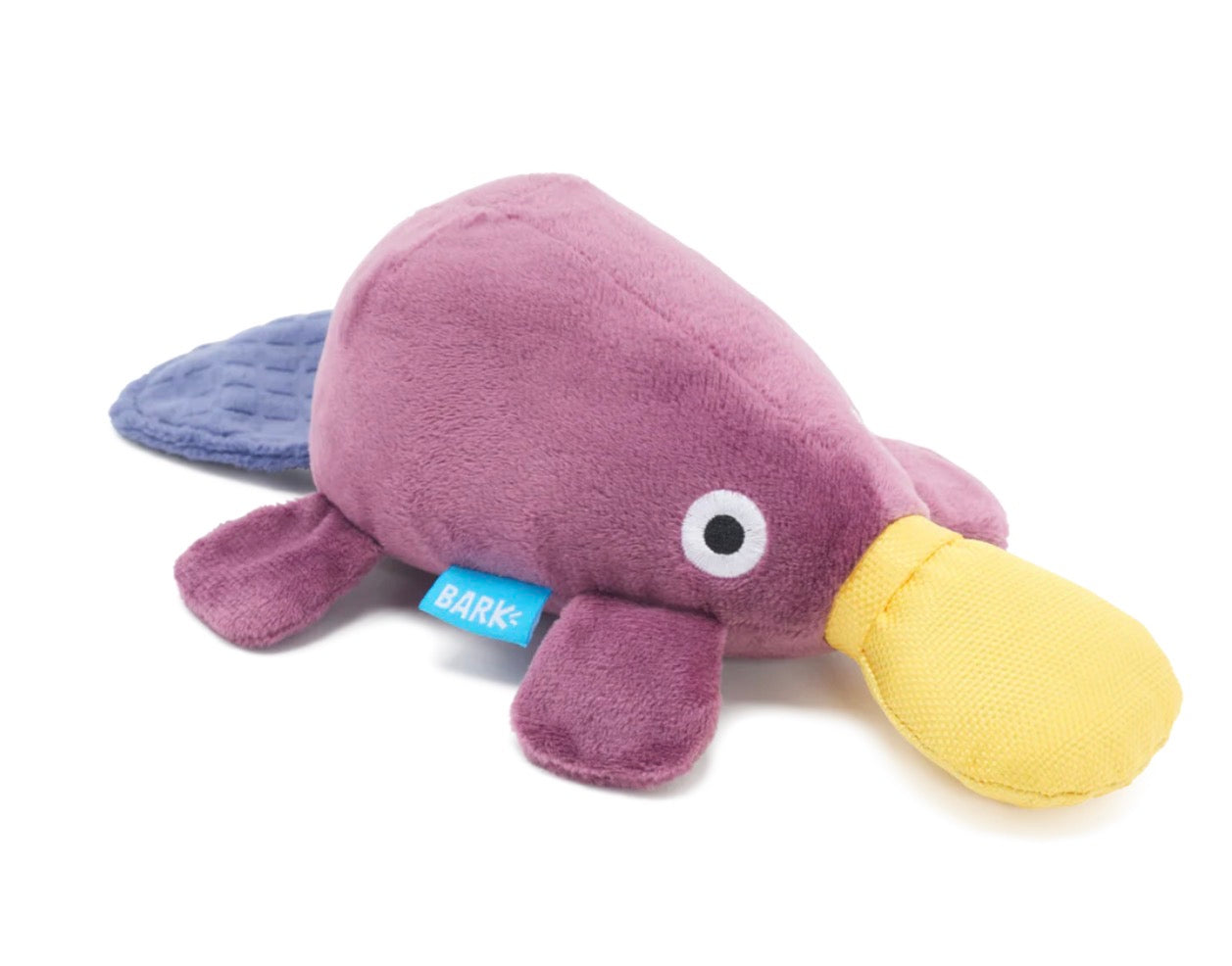 Bark Patti Platypus Whip N Flip Plush Dog Toy