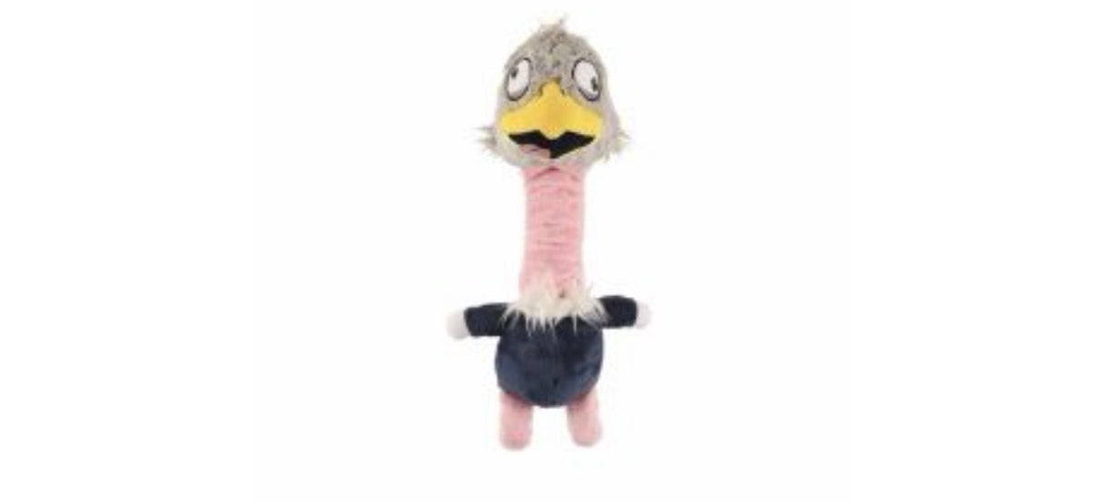 Coolpet Olga Ostrich Giggle Toy