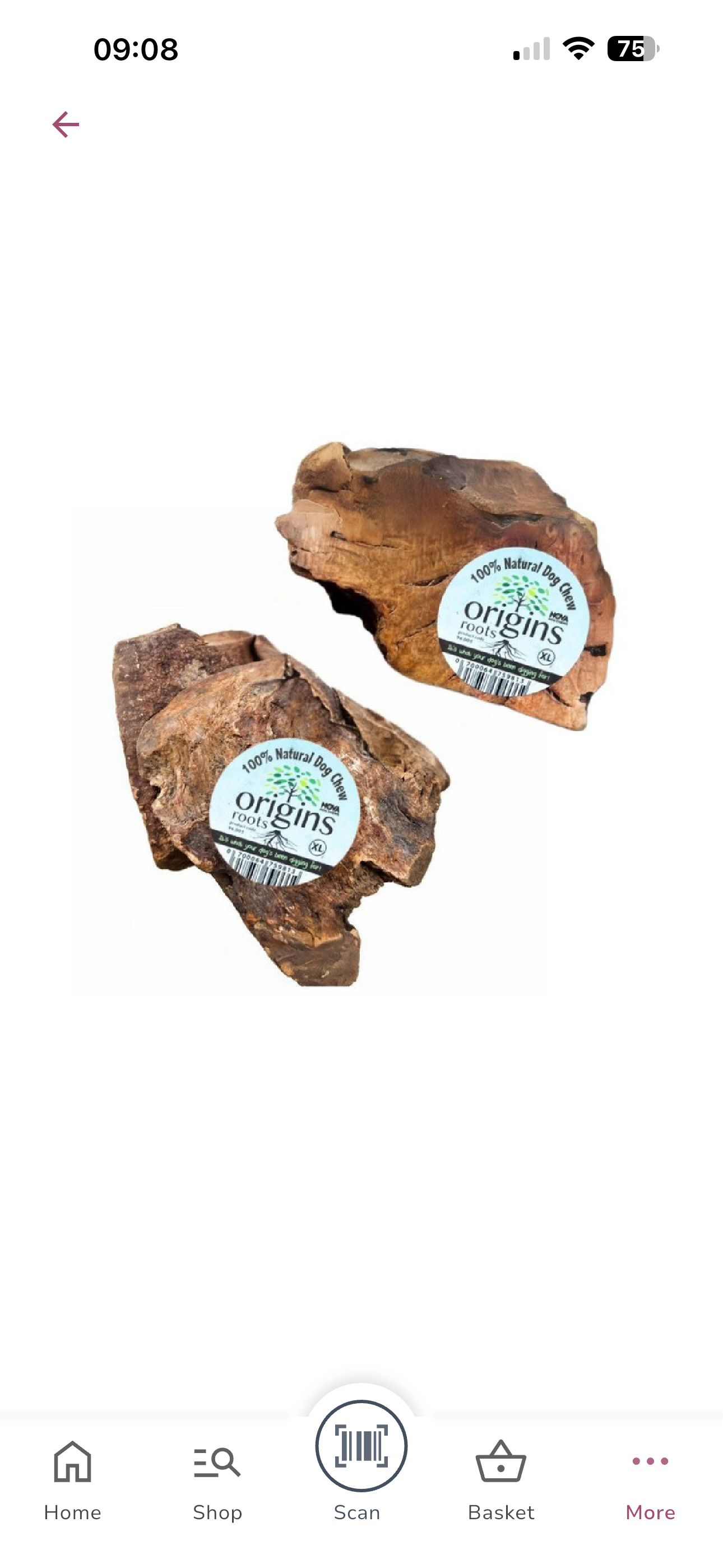 Nova Briar Root- Small, Medium, Large & XL Splinter Free Dog Chew