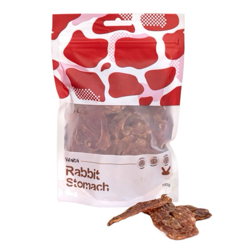 Waita Air Dried Rabbit Stomach 100g