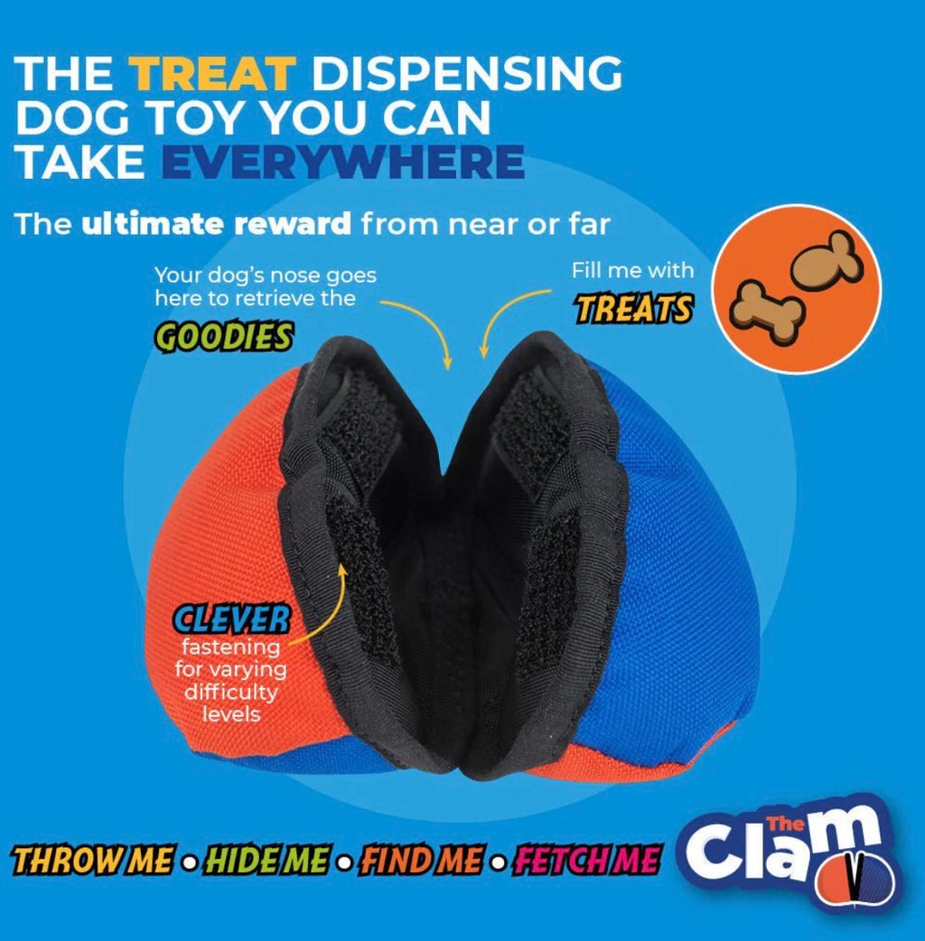Tug E Nuff Clam Treat Dispenser