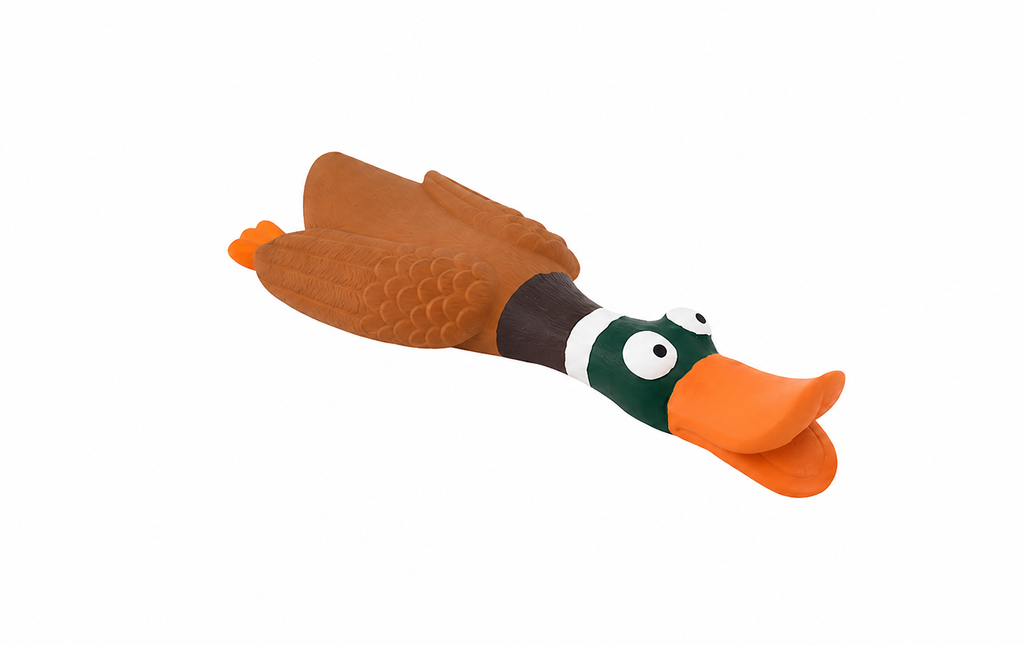 Smart Choice Latex Mallard Duck Squeaky Dog Toy