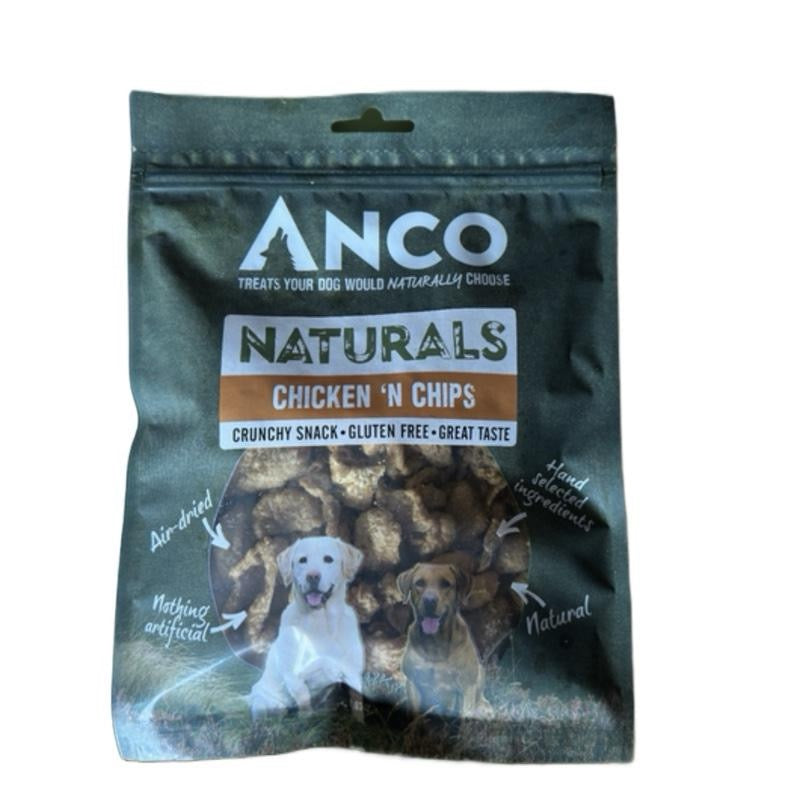 Anco Naturals Chicken N Chips 100% Chicken Dog Treats 100g