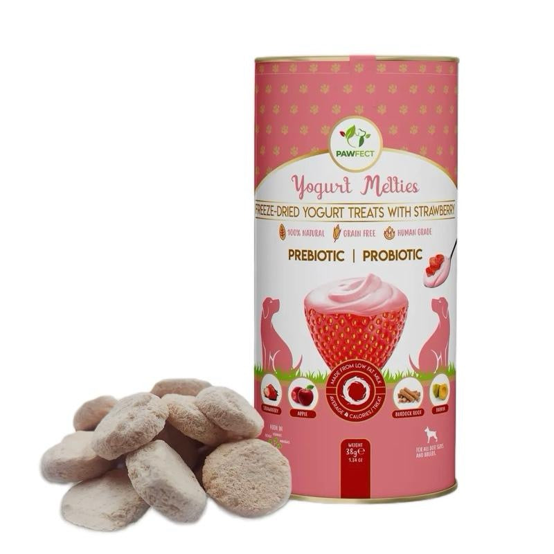 Strawberry Prebiotic Freeze Dried Yogurt Melties 38g