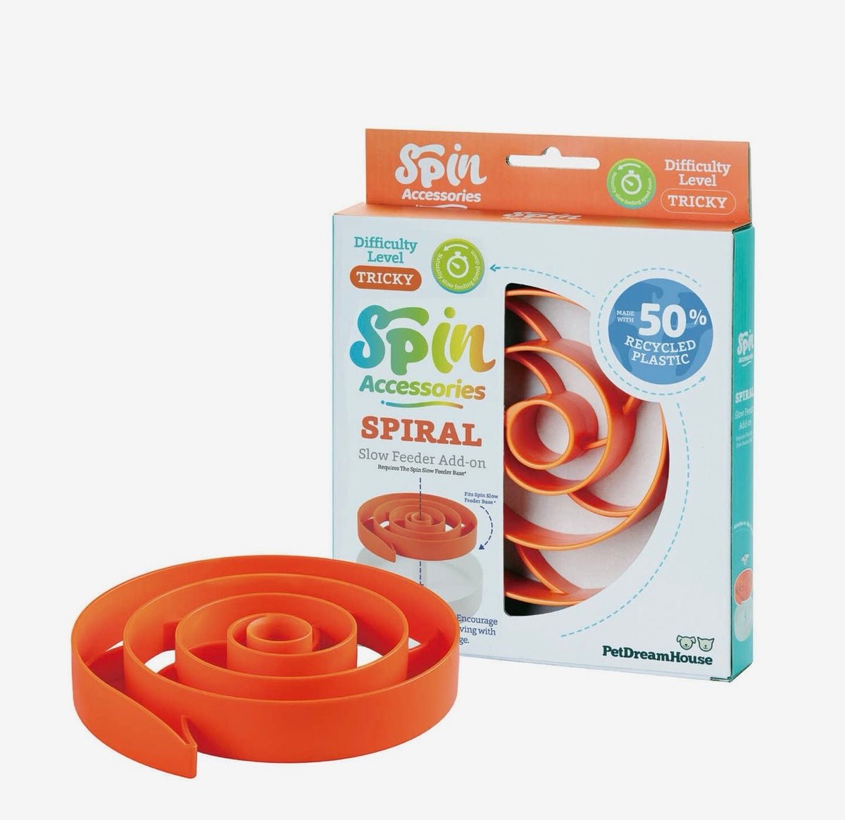 Pet Dreamhouse Slowfeeder Bowls & Spin Accessories