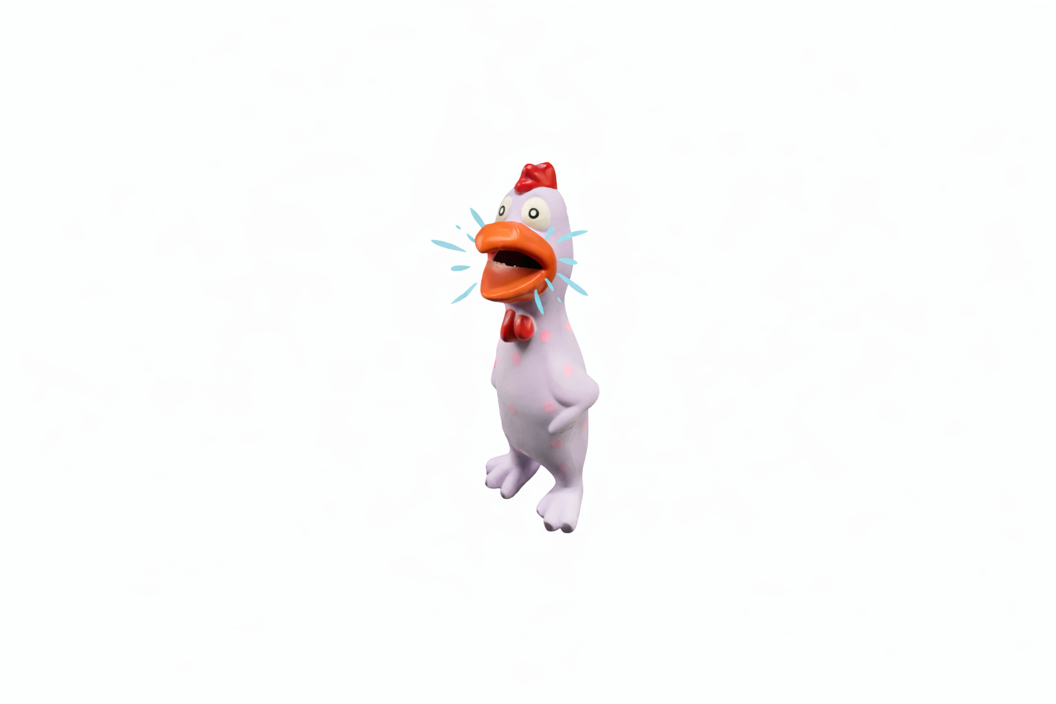 Honking Latex Chicken Toy