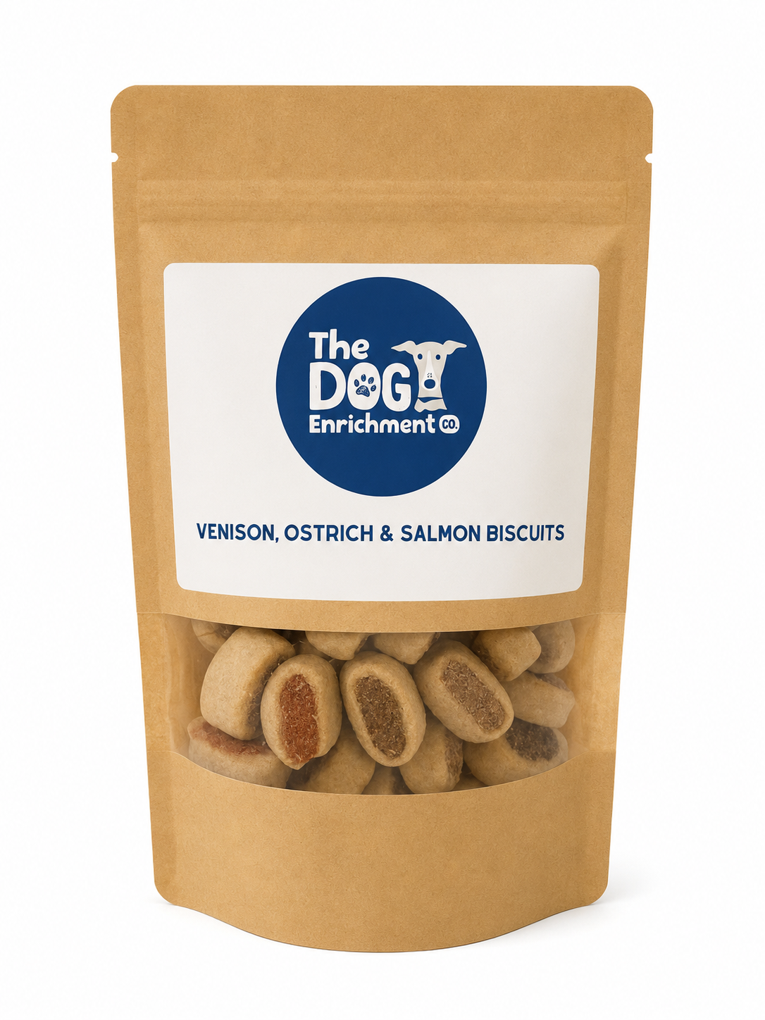 Venison, Ostrich & Salmon Biscuits- 150g