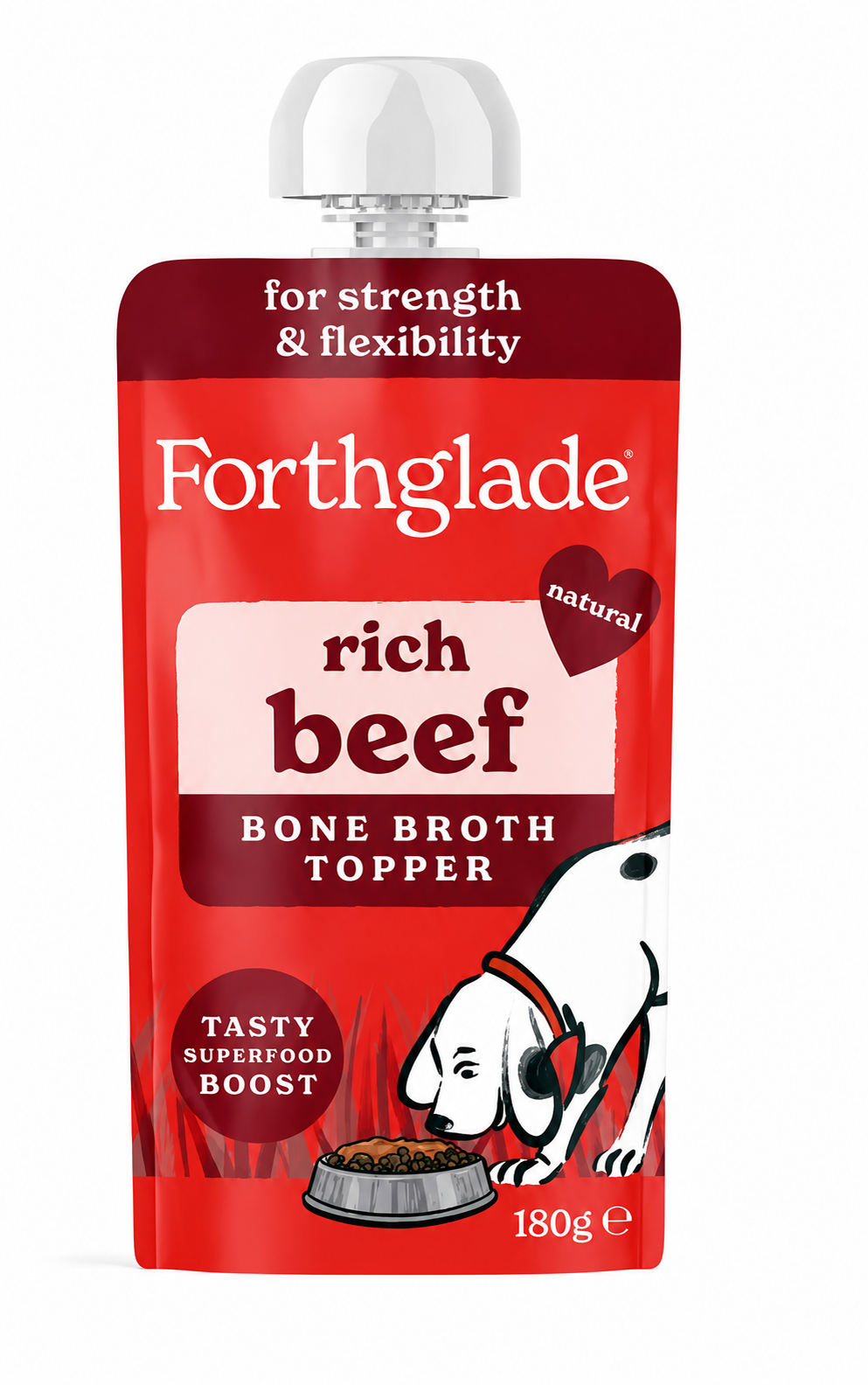 Fourthglade Bone Broth Topper 180g Chicken or Beef