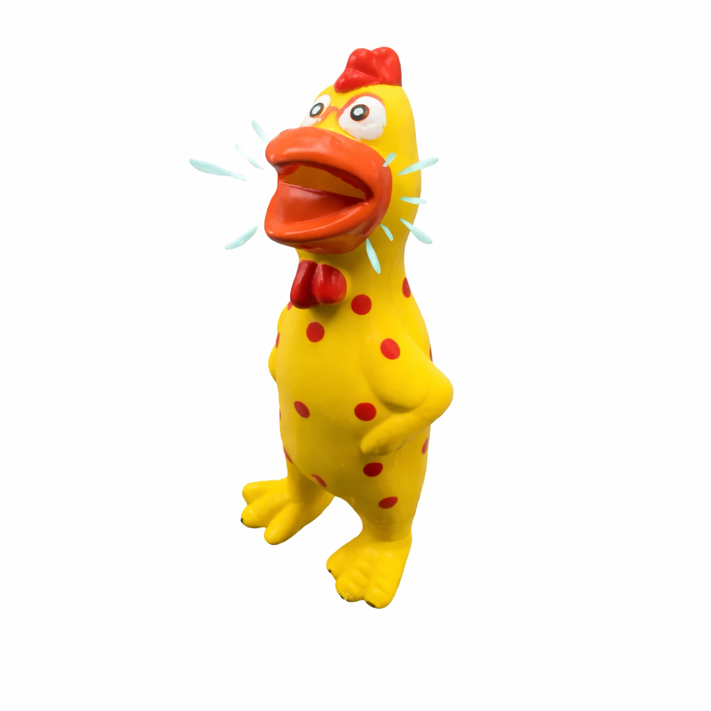 Honking Latex Chicken Toy