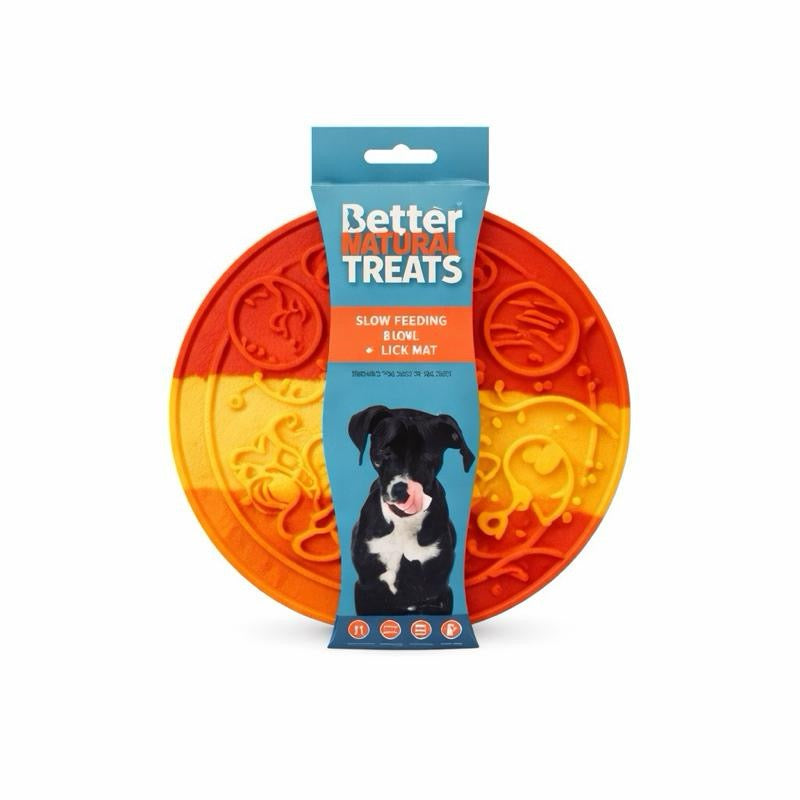Better than Natural 2 in 1 Slowfeeder & Lickmat Mars Dog Enrichment Bowls