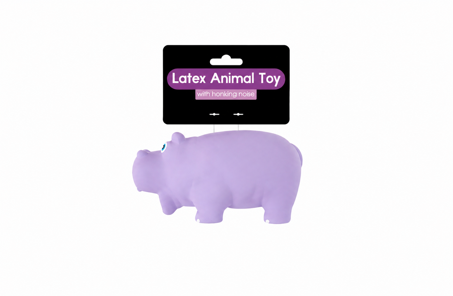Smart Choice Latex Honking Pig & Hippo Dog Toy