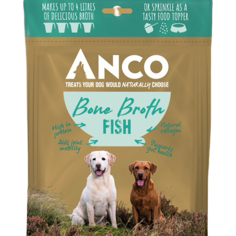 Anco  Bone Broth 120g Three Flavours Chicken, Beef Or Fish