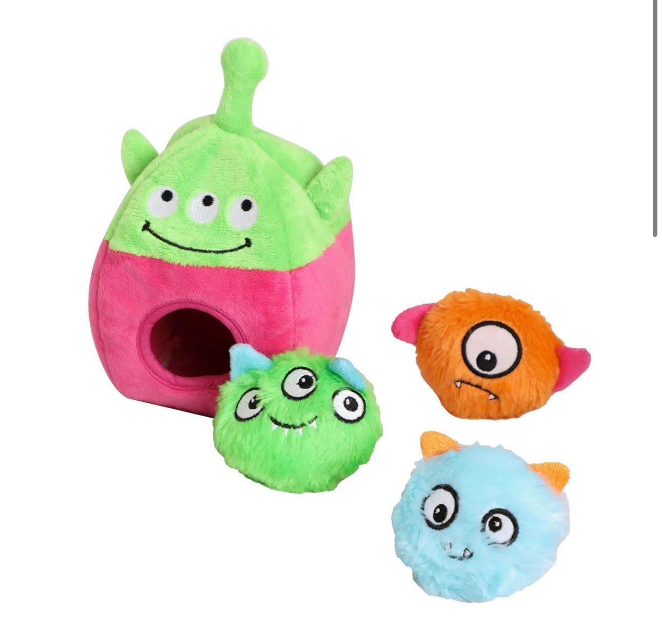 Alien Spaceship Burrow Dog Toy