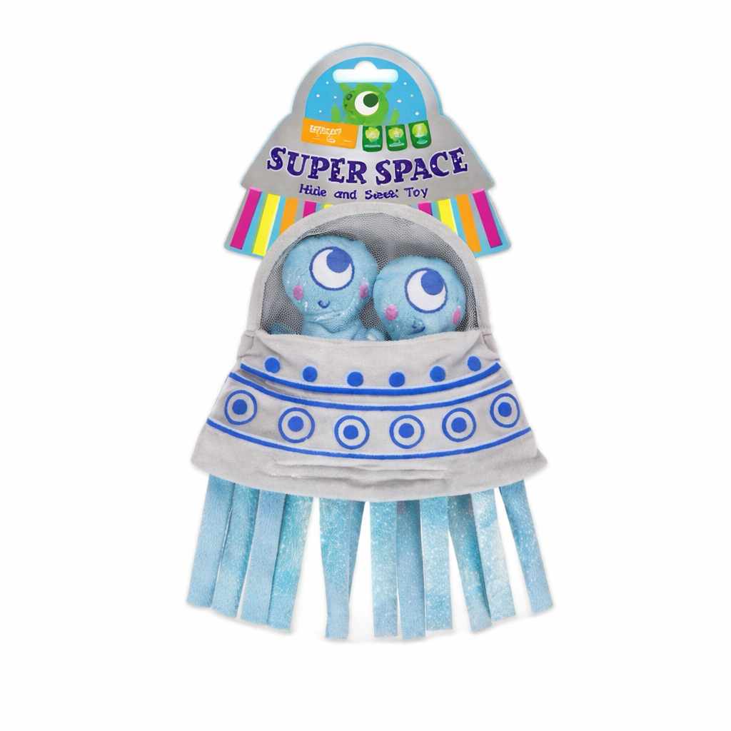 Spaceship Burrow Dog Toy