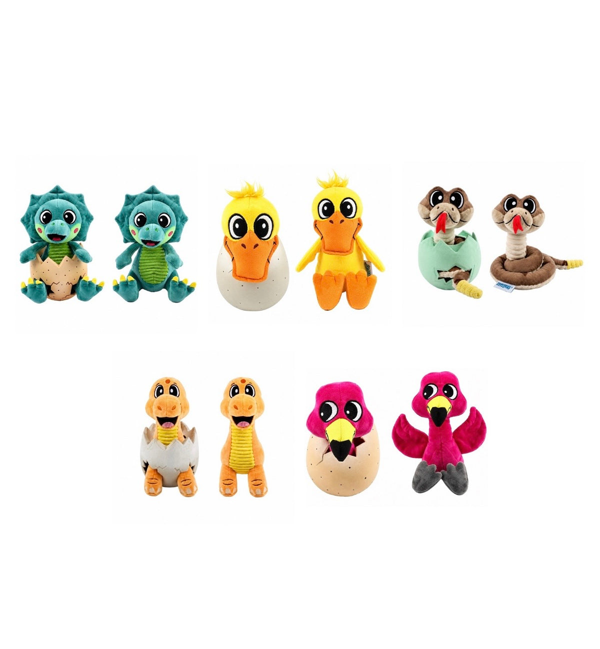 Coolpet Egg Toys- Dinos, Duck, Flamingo & Snake