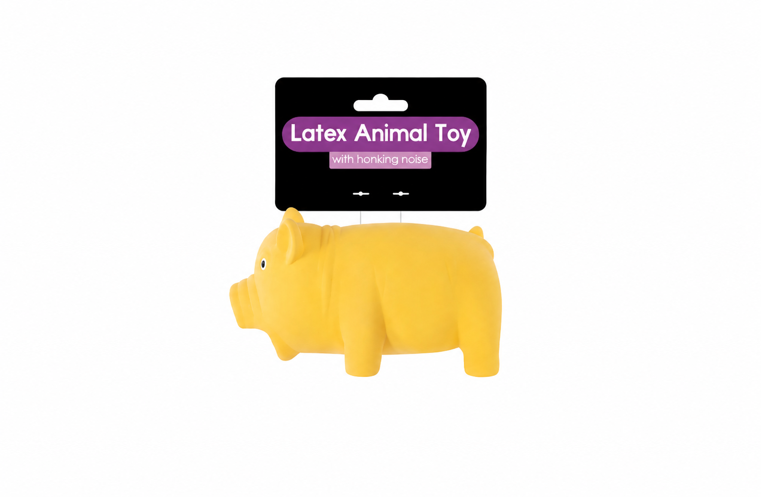 Smart Choice Latex Honking Pig & Hippo Dog Toy