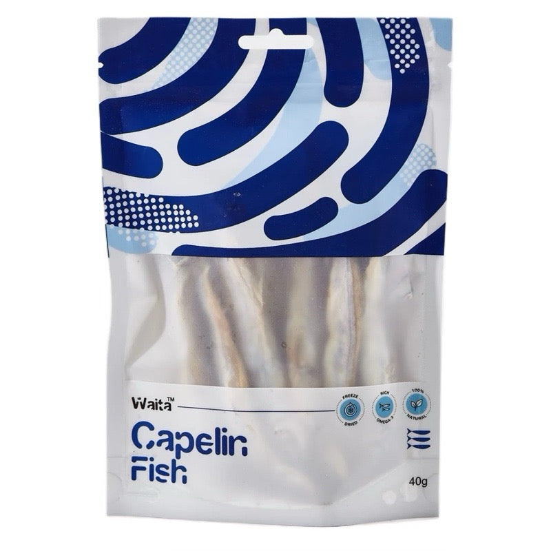 Waita Freeze Dried Capelin Fish 40g