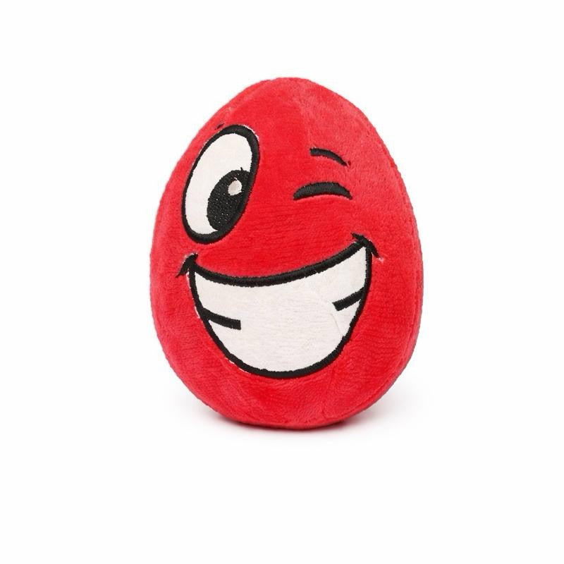 Happy Pet Egg Noggins Fabric Covered Squeaky Ball Dog Toy