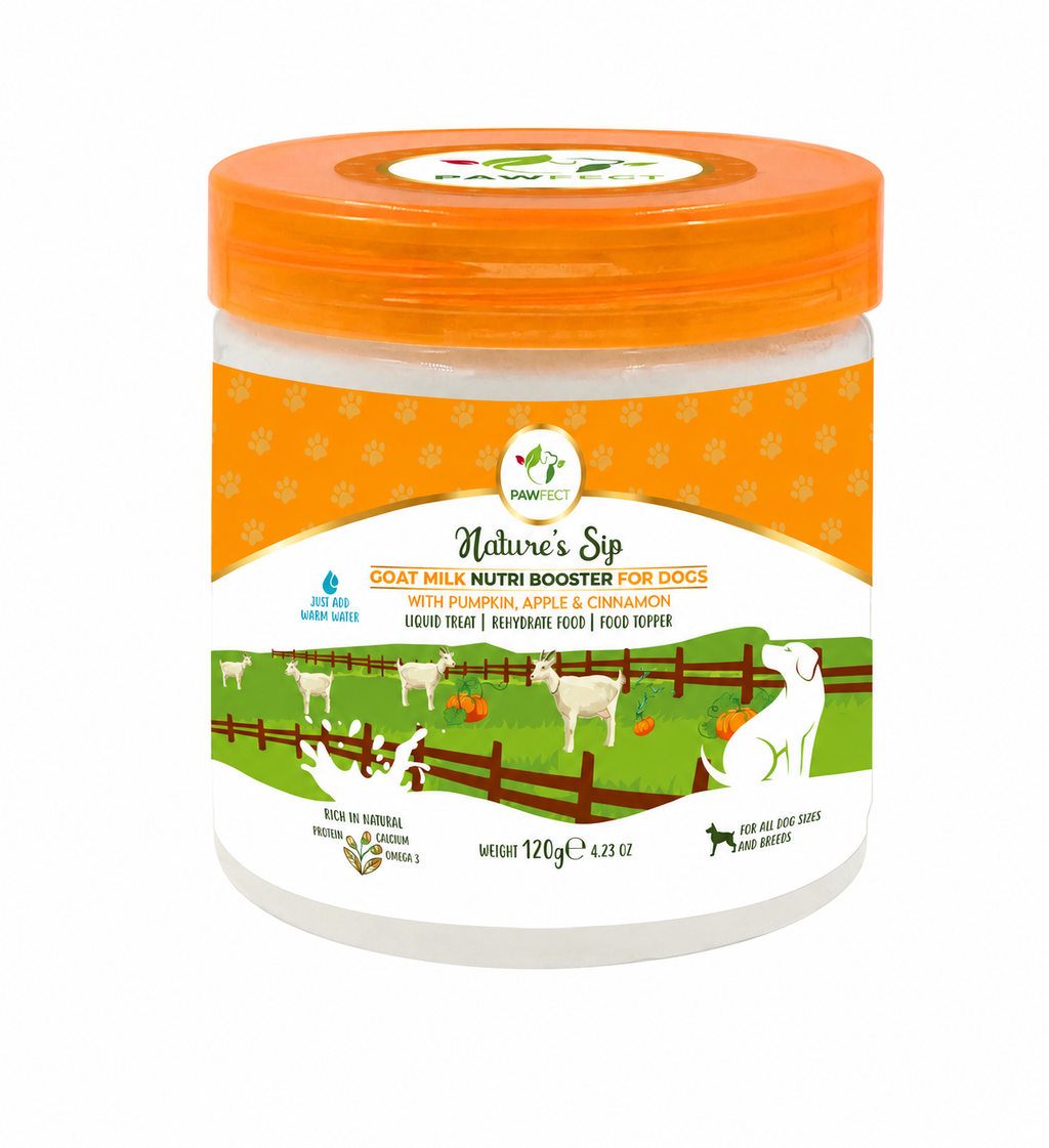 Pawfect Natures Sip Goat Milk Powder With Apple, Pumpkin & Cinnamon 120g