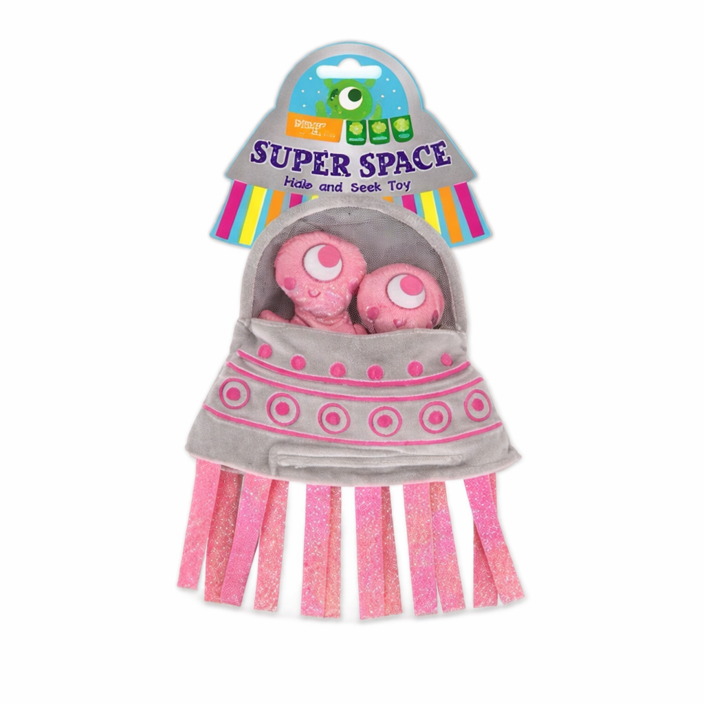 Spaceship Burrow Dog Toy