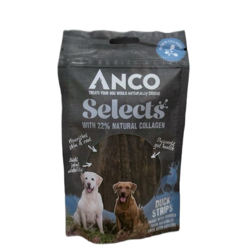 Anco Selects Duck Strips with Collagen 85g