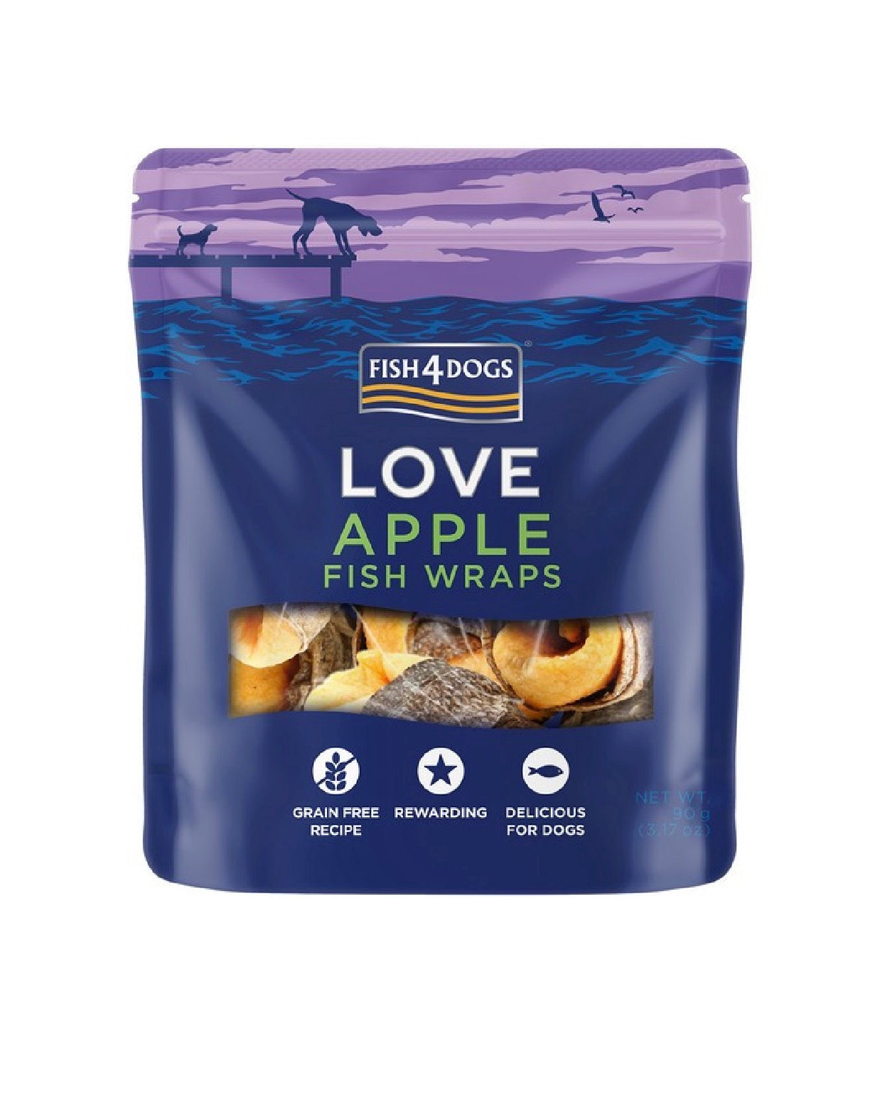 Fish4dogs- Fish & Fruit Wrapped Dog Treats