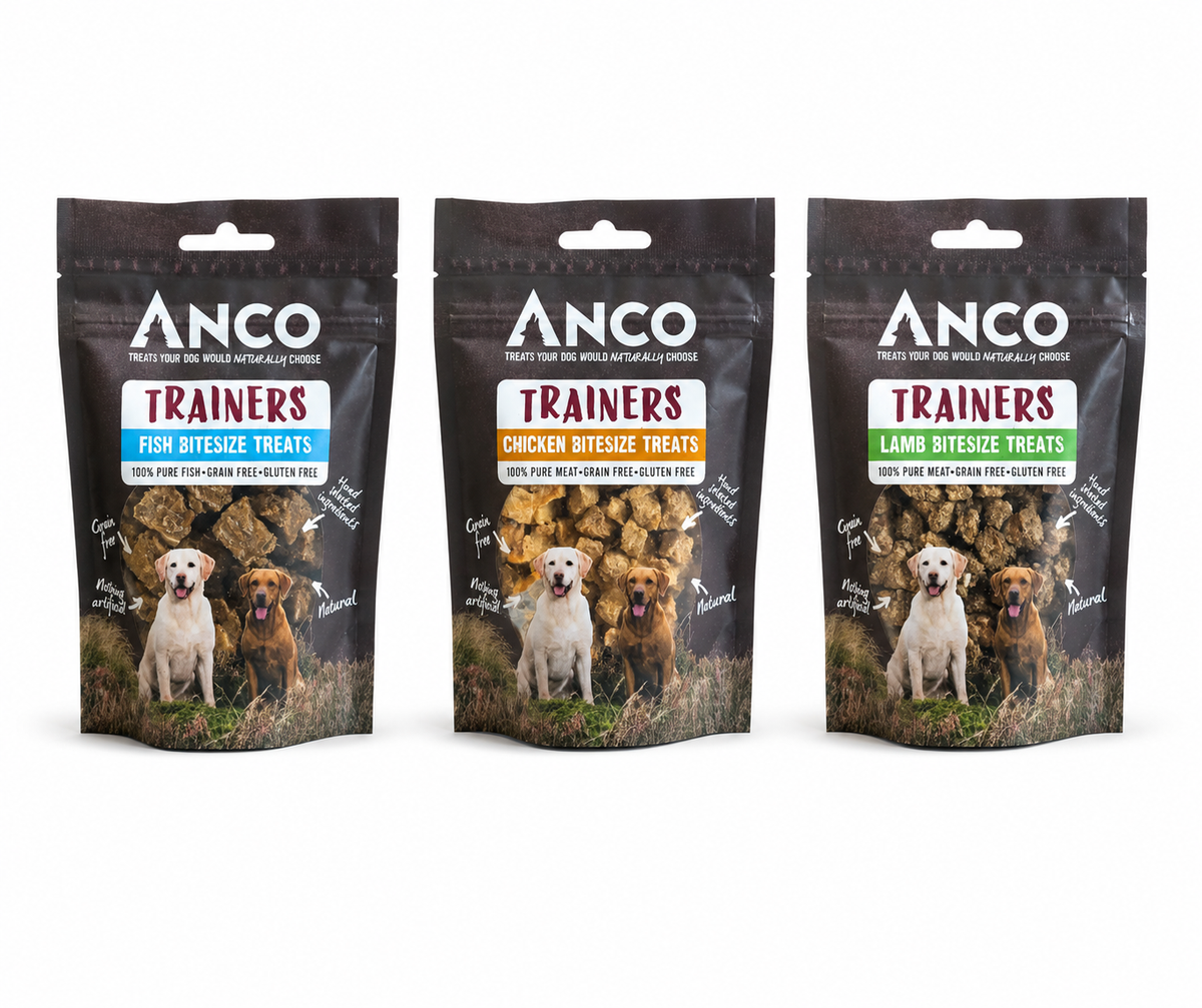 Anco Trainers 100% Single Protein- Chicken, Lamb Or Fish 65g