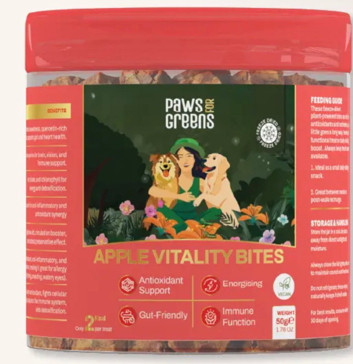 Pawfect Paws For Green Freeze Dried Dog Treats- Three Flavours Available