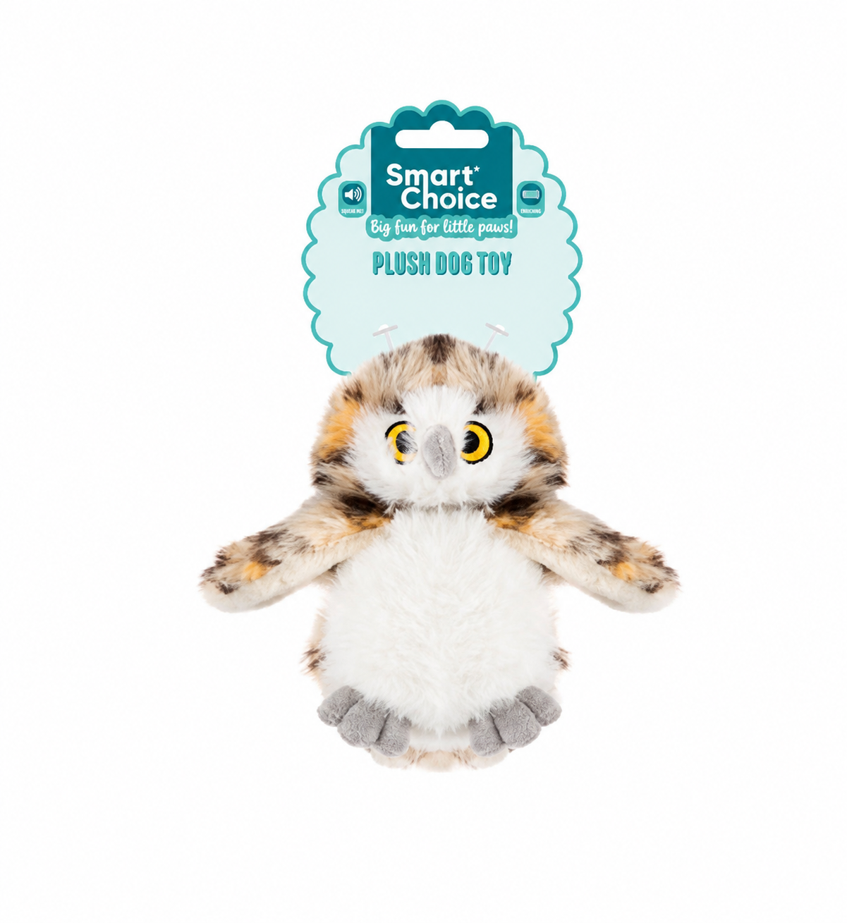 Squeaky Woodland Small Plush- Duck, Rabbit, Owl & Fox