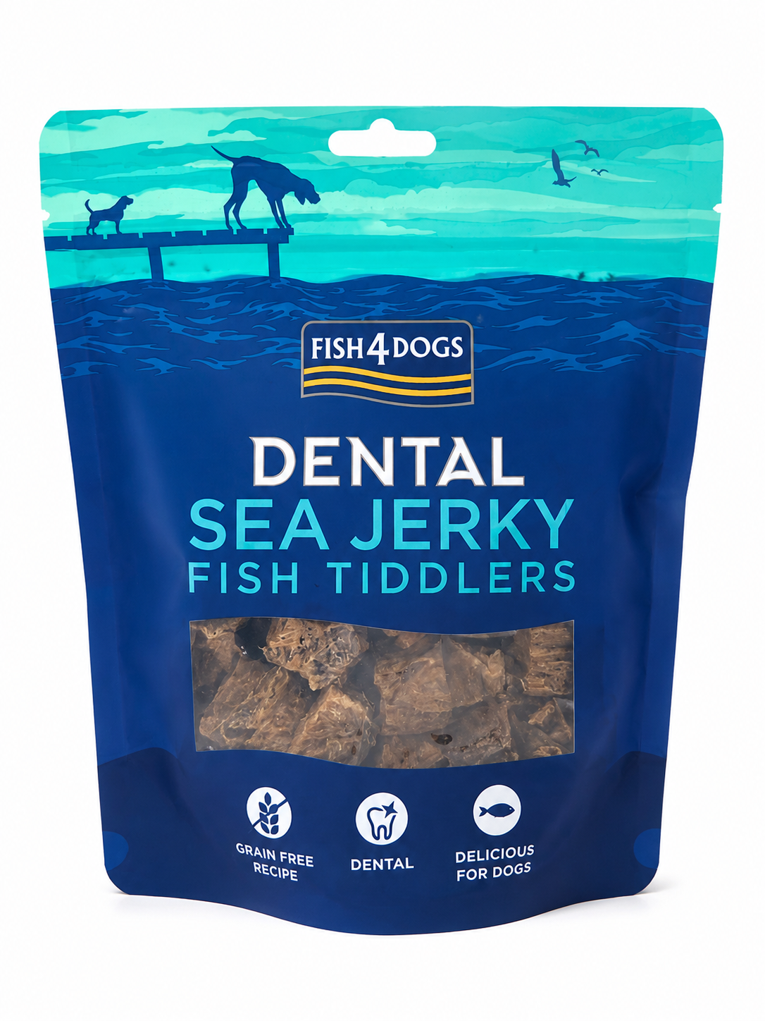 Fish4dogs 100% Fish Cube Dog Treats 115g