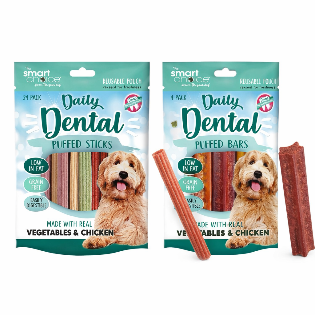 Dental Puffed Sticks in Small or Large