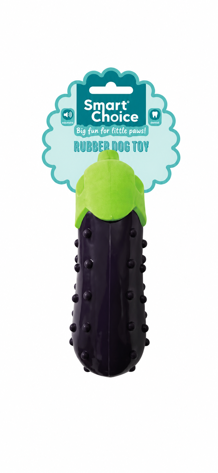 Rubber Veg Teething & Enrichment Toy