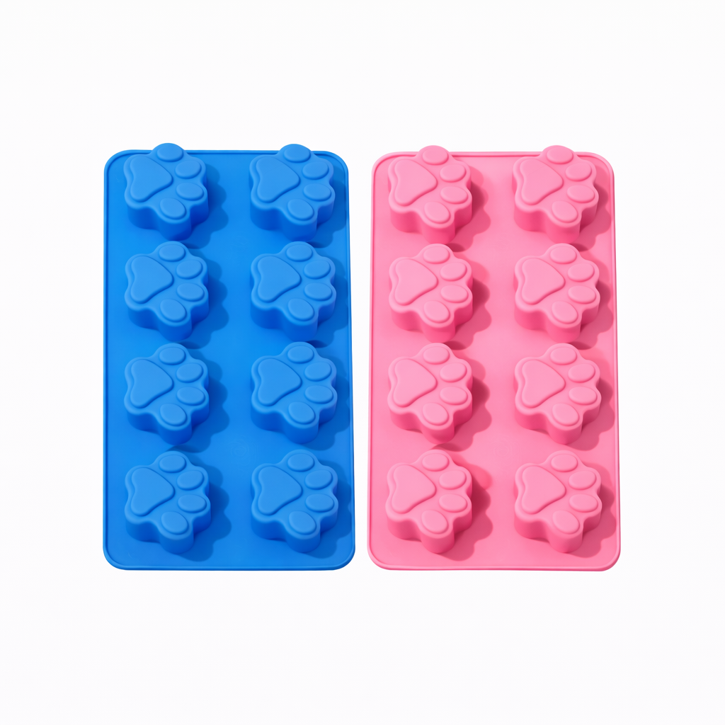 Paw Print Ice Cube Moulds