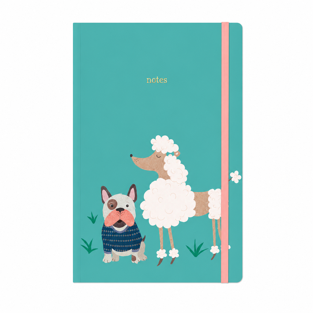 Dog Themed A4 & A5 Lined Notebooks