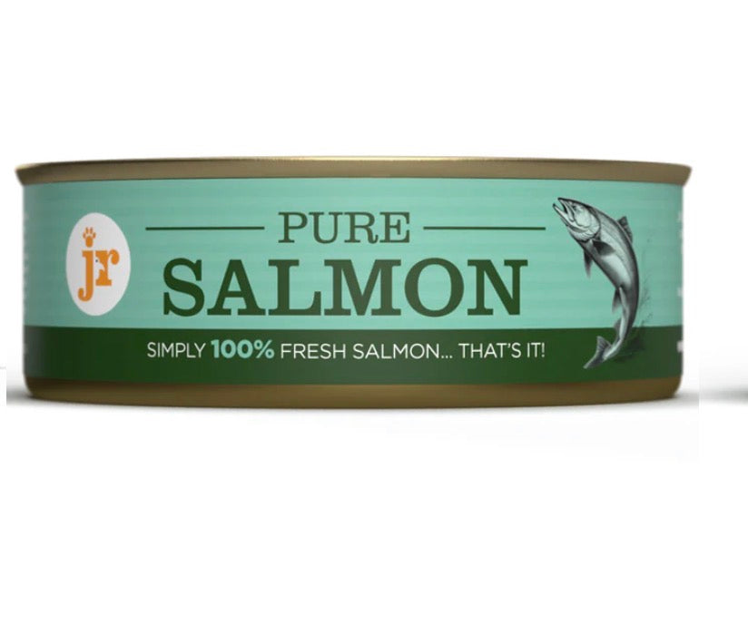 JR Pet Product 80g Topper Tins- Mixed Flavours- Fish, Beef, Ostrich & Kangaroo 100% Meat