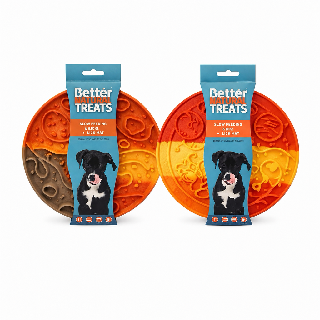 Better than Natural 2 in 1 Slowfeeder & Lickmat Mars Dog Enrichment Bowls