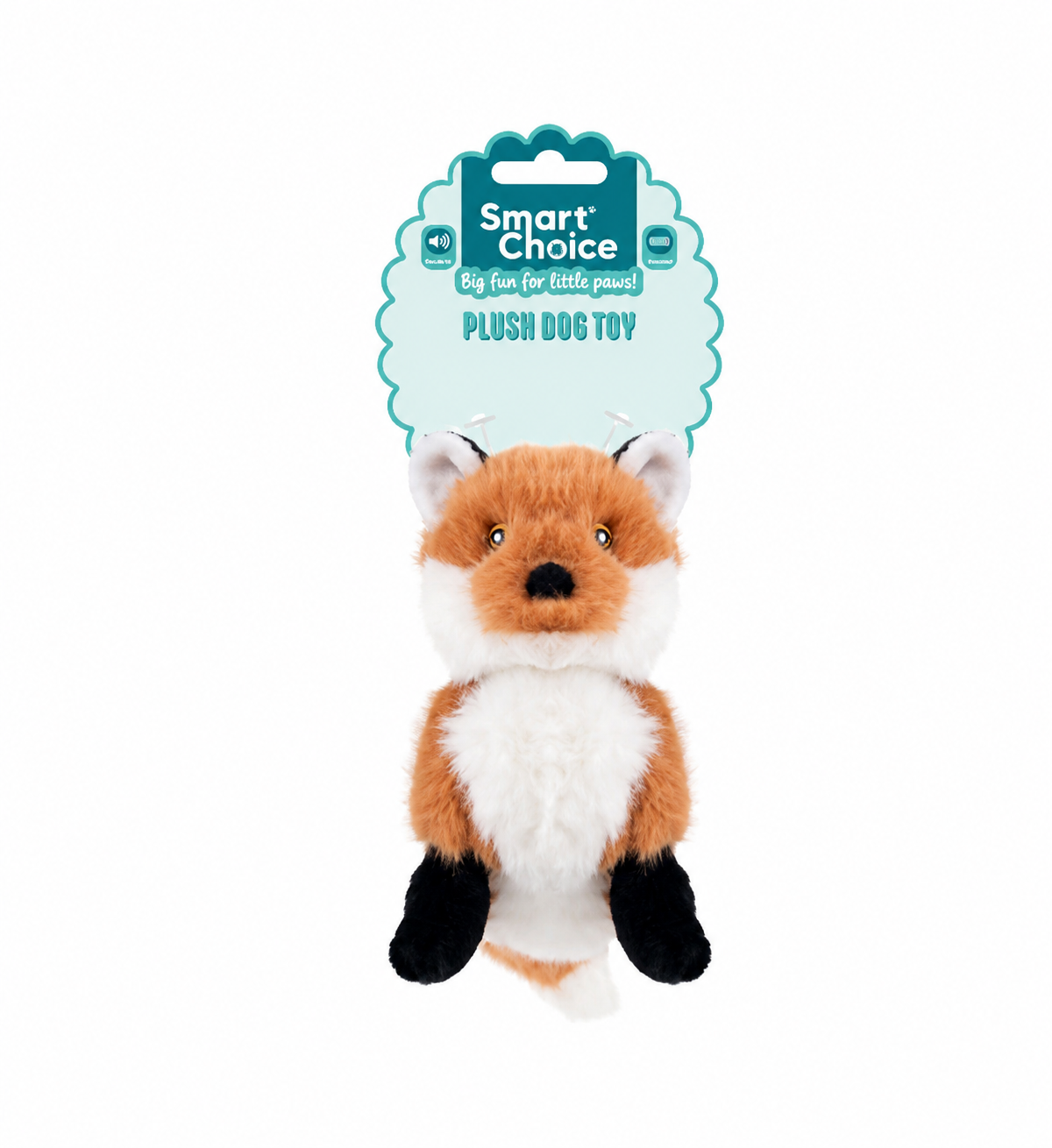 Squeaky Woodland Small Plush- Duck, Rabbit, Owl & Fox