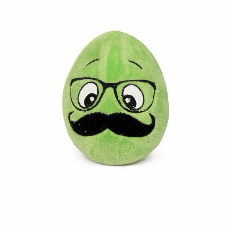 Happy Pet Egg Noggins Fabric Covered Squeaky Ball Dog Toy