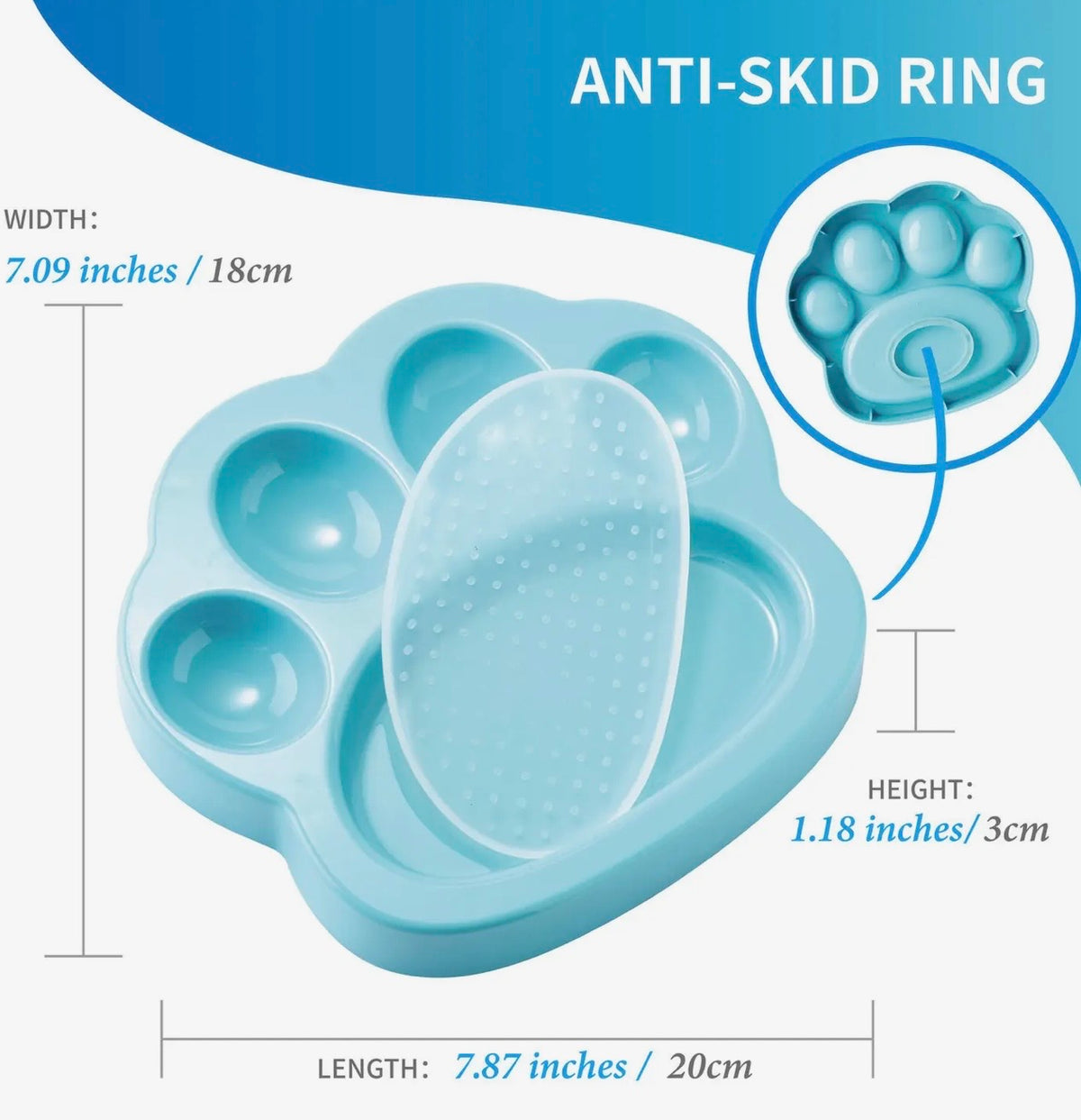 Pet Dreamhouse 2in1 mini Slowfeeder & Lickmat Bowl