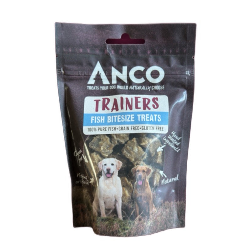 Anco Trainers 100% Fish Bitesize Dog Treats 65g