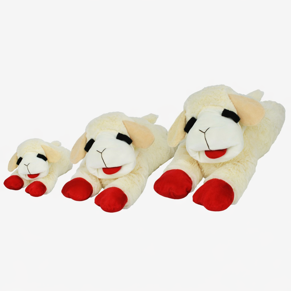 Lamb Chop Dog Toy- Small, Medium or Large