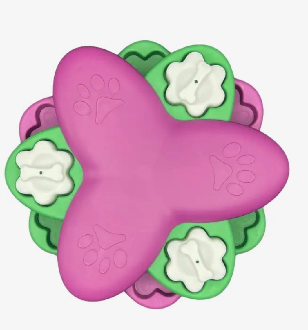 Flower dog enrichment puzzle game