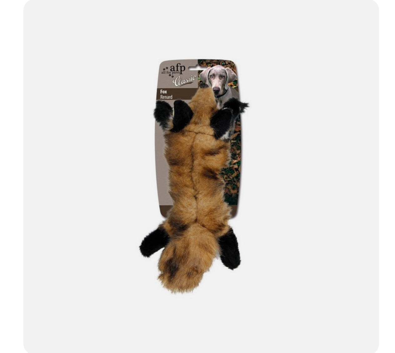 All for paws classic fox dog toy large