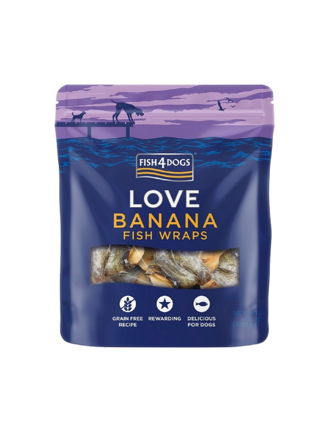 Fish4dogs- Fish & Fruit Wrapped Dog Treats