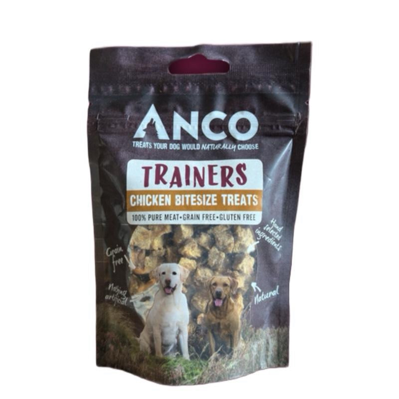 Anco Trainers 100% Chicken Bitesize Dog Treats 65g