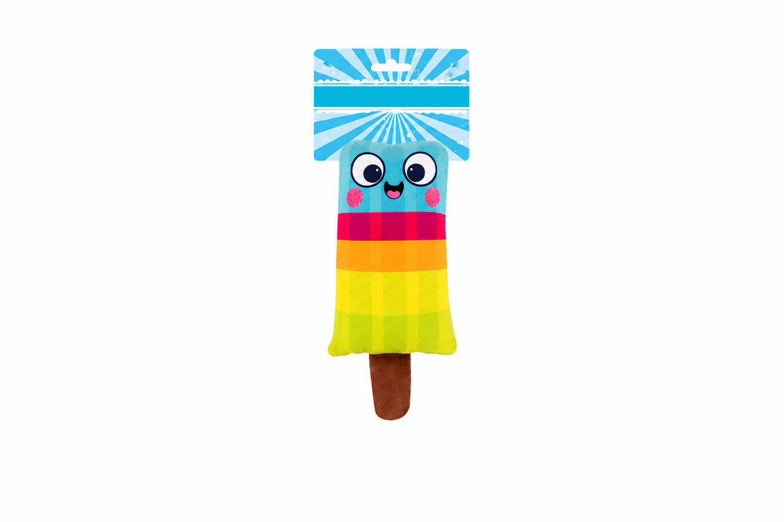 Smart Choice Squeaky Plush Cooling Lolly Dog Toy