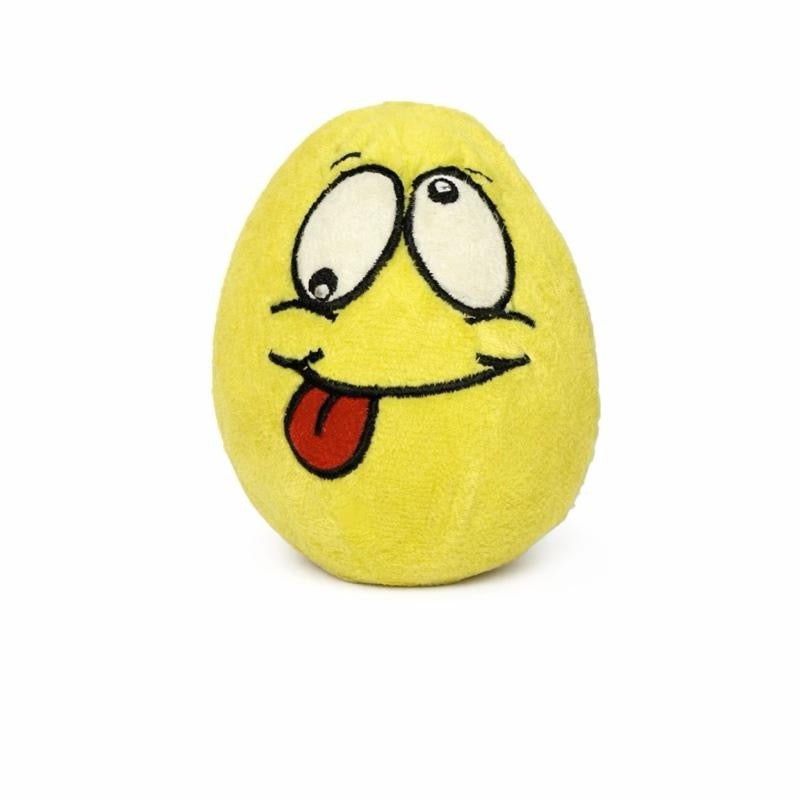 Happy Pet Egg Noggins Fabric Covered Squeaky Ball Dog Toy