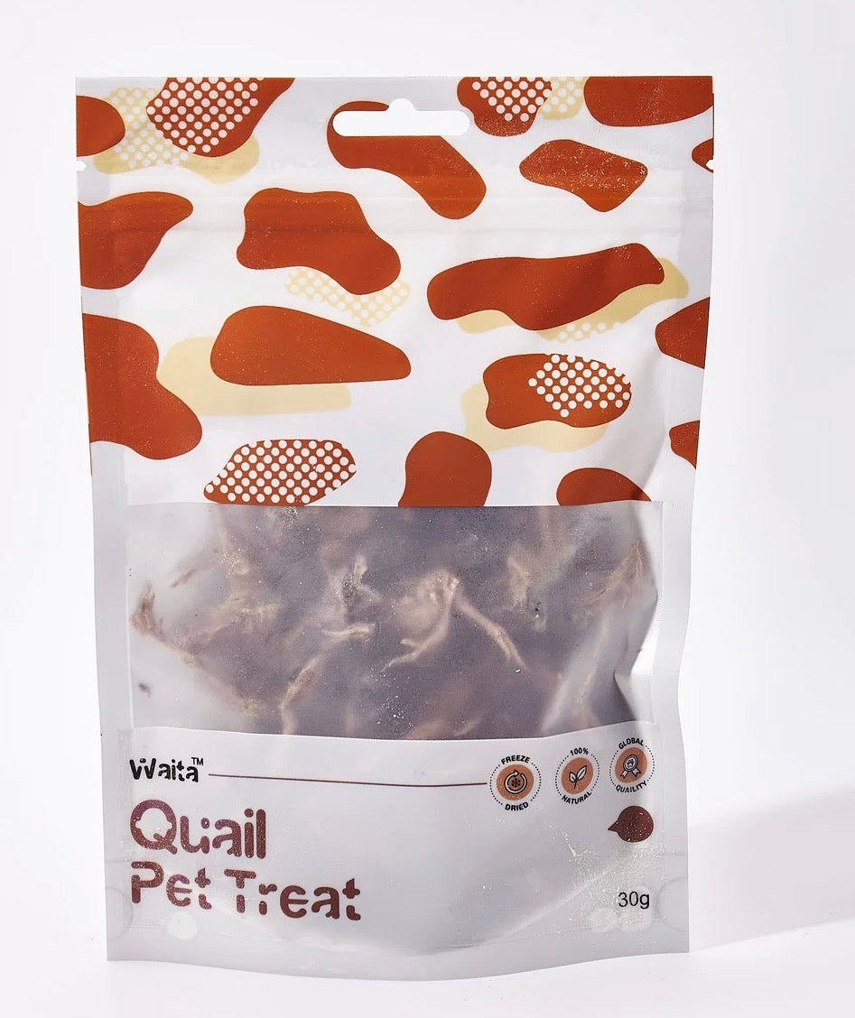 Waita Freeze Dried Treats- 100% Meat, Various Proteins
